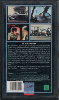 Der letzte Countdown VHS Rückseite