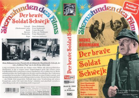Der brave Soldat Schwejk VHS Cover