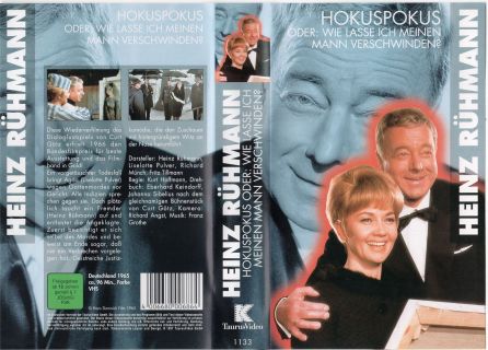 Hokuspokus oder: wie lasse ich meinen Mann verschwinden? VHS Cover