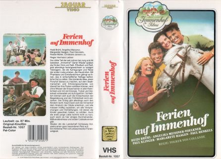 Ferien auf Immenhof VHS Cover