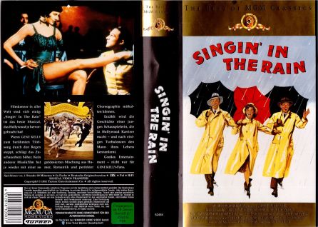 Singin' in the Rain VHS Cover