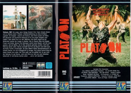 Platoon VHS Cover