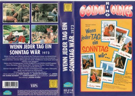 Wenn jeder Tag ein Sonntag wär Folge 1 VHS Cover