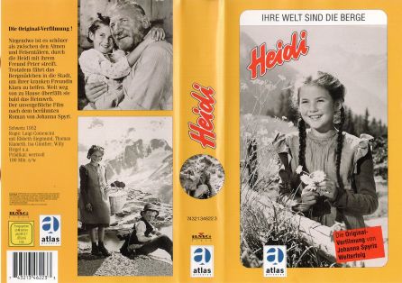 Heidi (1952) VHS Cover
