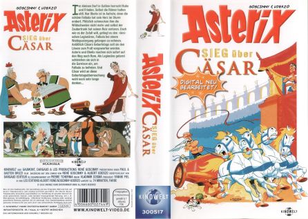 Asterix Sieg über Cäsar digital bearbeitet VHS Cover