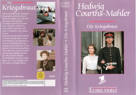 Hedwig Courths-Mahler Die Kriegsbraut VHS Cover