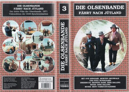 Die Olsenbande fährt nach Jütland VHS Cover