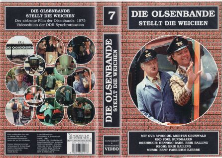 Die Olsenbande stellt die Weichen VHS Cover
