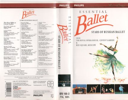 Essential Ballet Stars of Russian Ballet VHS Cover