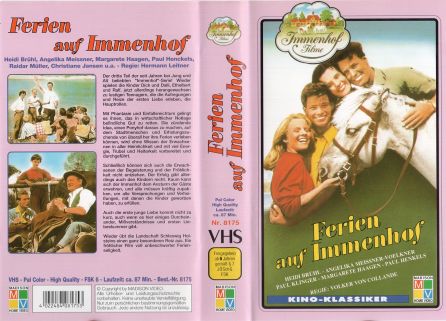 Ferien auf Immenhof VHS Cover