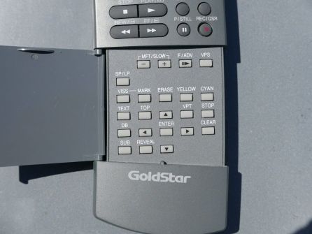 Fernbedienung GoldStar VHS Video Recorder 9