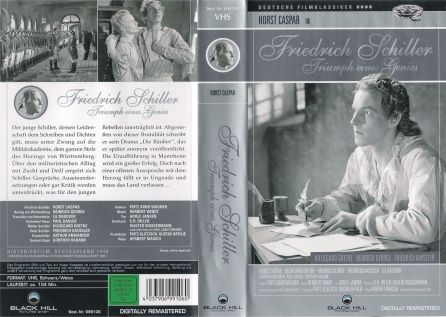 Friedrich Schiller Triumph eines Genies VHS Cover