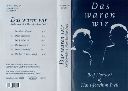 Herricht & Preil Das waren wir Teil 1 VHS Cover