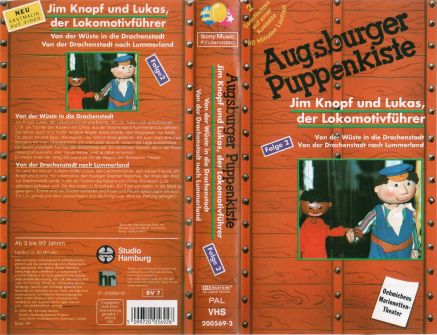 Jim Knopf und Lukas Folge 2 VHS Cover