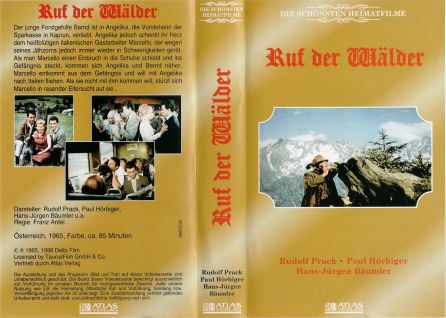 Ruf der Wälder VHS Cover