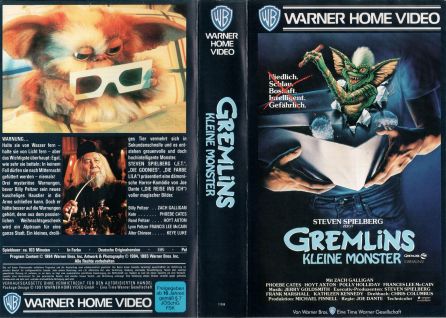 Gremlins Kleine Monster VHS Cover