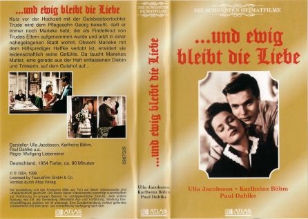 und ewig bleibt die Liebe VHS Cover