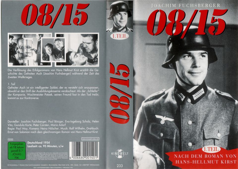 08/15 1. Teil VHS Cover