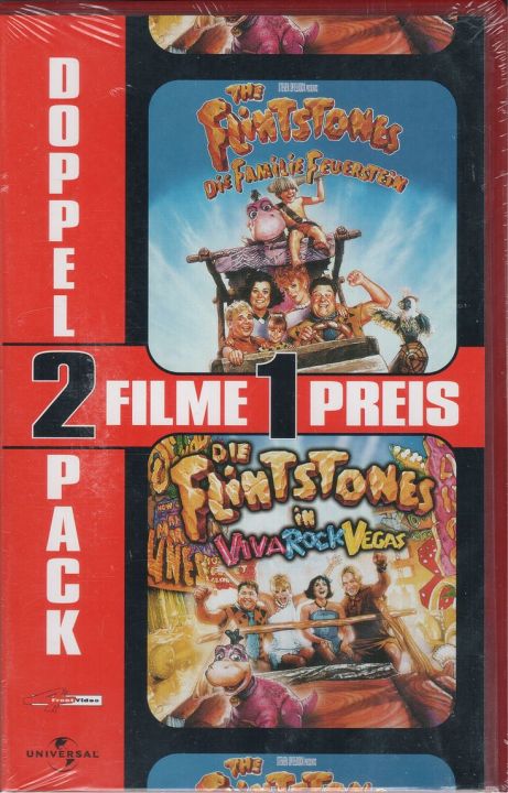 The Flintstones Die Familie Feuerstein Viva Rock Vegas VHS Vorderseite