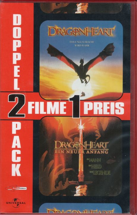Dragonheart Dragonheart Ein neuer Anfang VHS Vorderseite