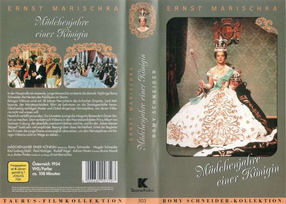 Mädchenjahre einer Königin VHS Cover