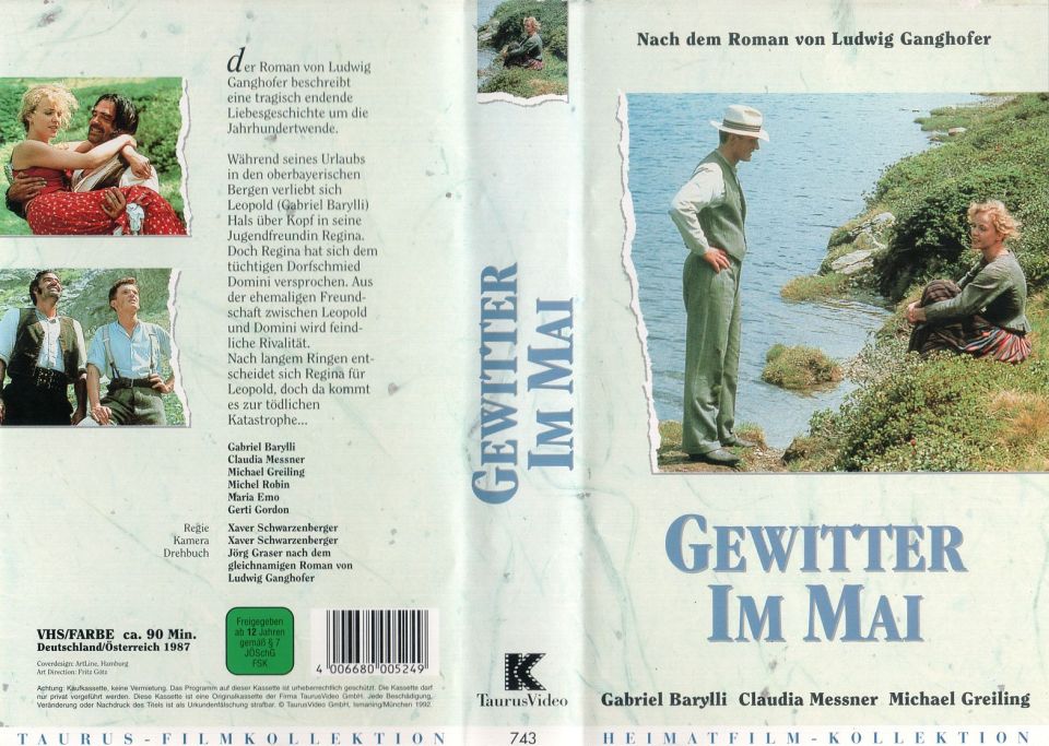 Gewitter im Mai VHS Cover