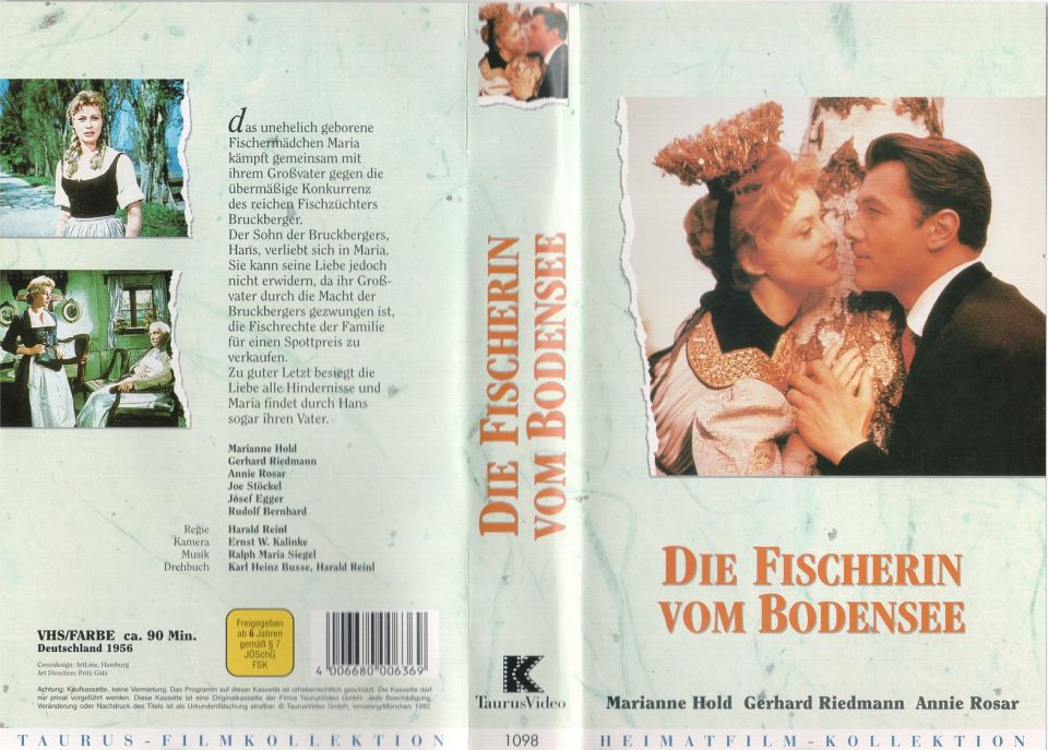Die Fischerin vom Bodensee VHS Cover