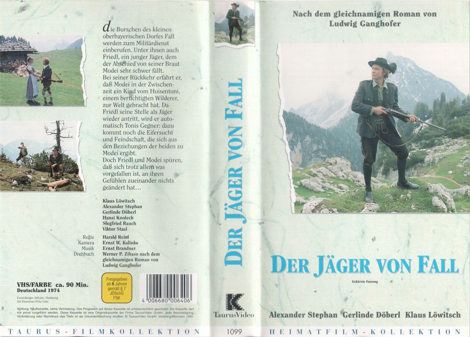 Der Jäger von Fall 1974 VHS Cover