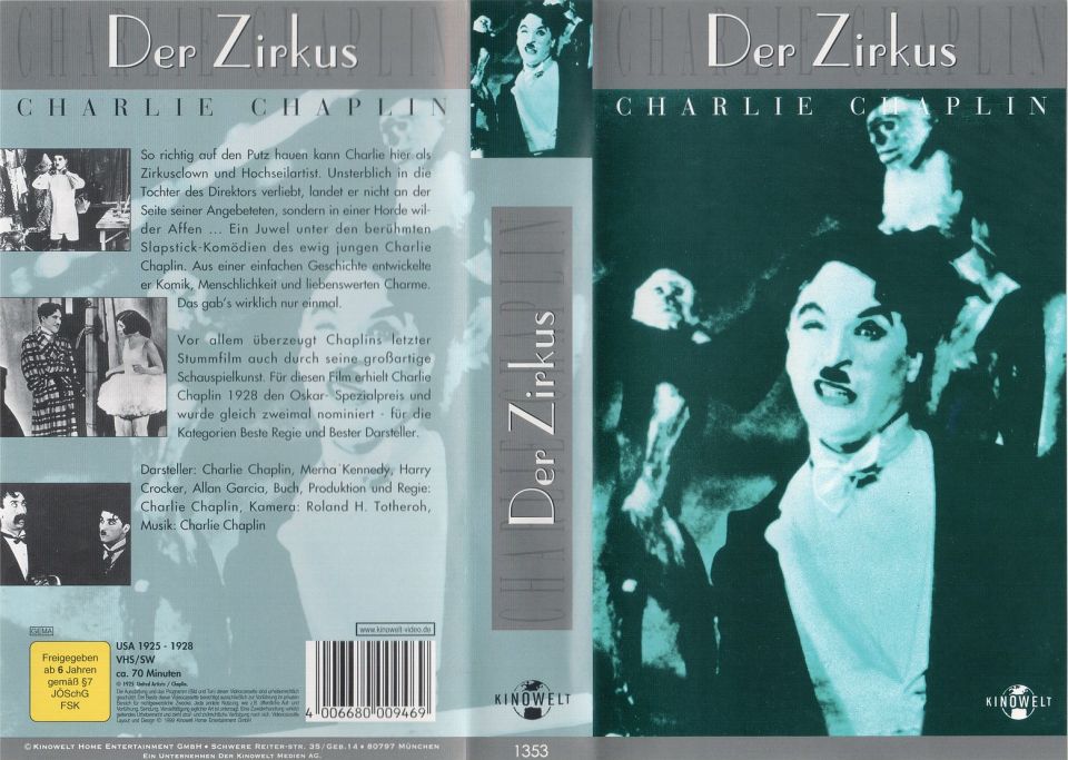 Der Zirkus VHS Cover