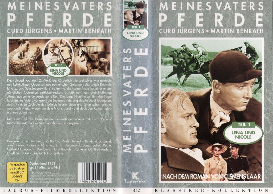 Meines Vaters Pferde Teil 1 Lena und Nicole VHS Cover