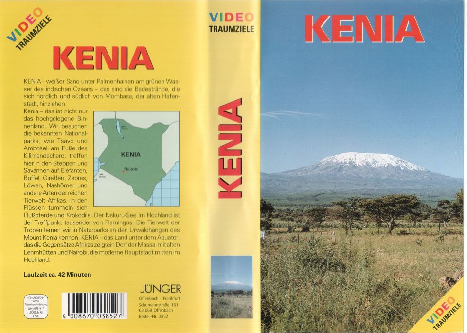 Video Traumziele Kenia VHS Cover