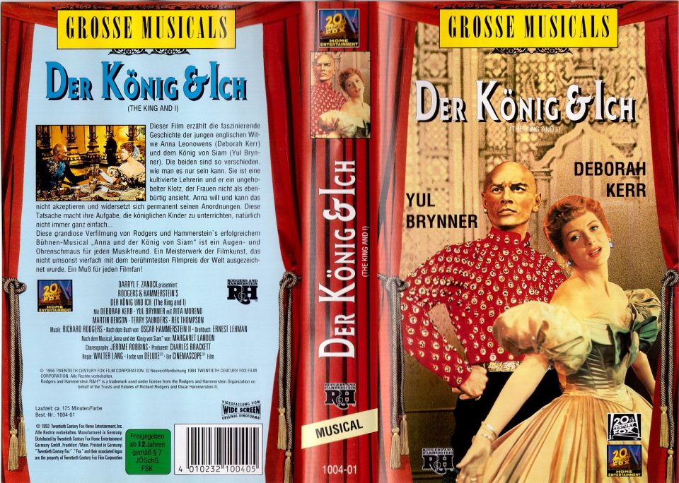 Der König & Ich VHS Cover