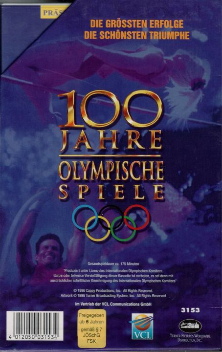 100 Jahre Olympische Spiele VHS Cover 2