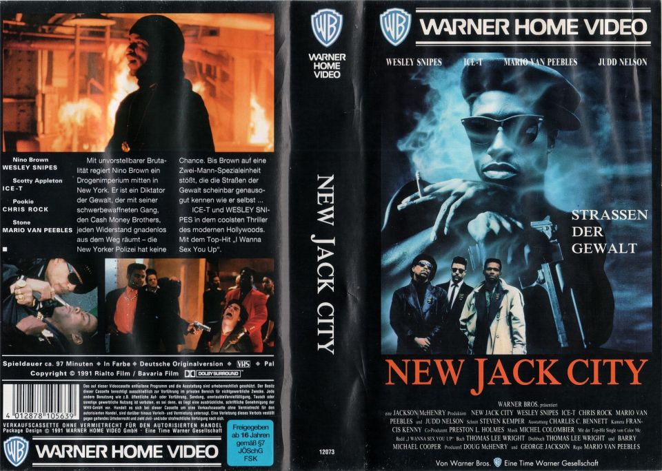 New Jack City VHS Cover