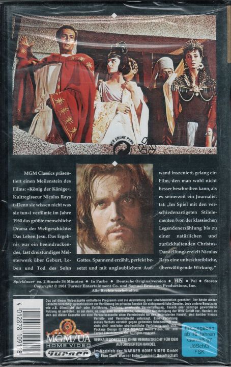 König der Könige VHS Rückseite
