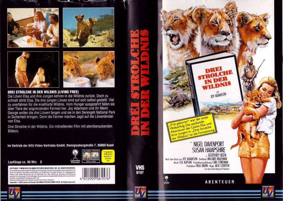 Drei Strolche in der Wildnis VHS Cover