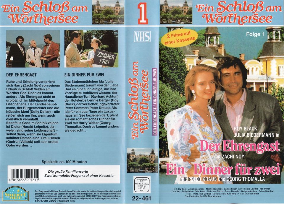 Ein Schloß am Wörthersee Folge 1 VHS Cover