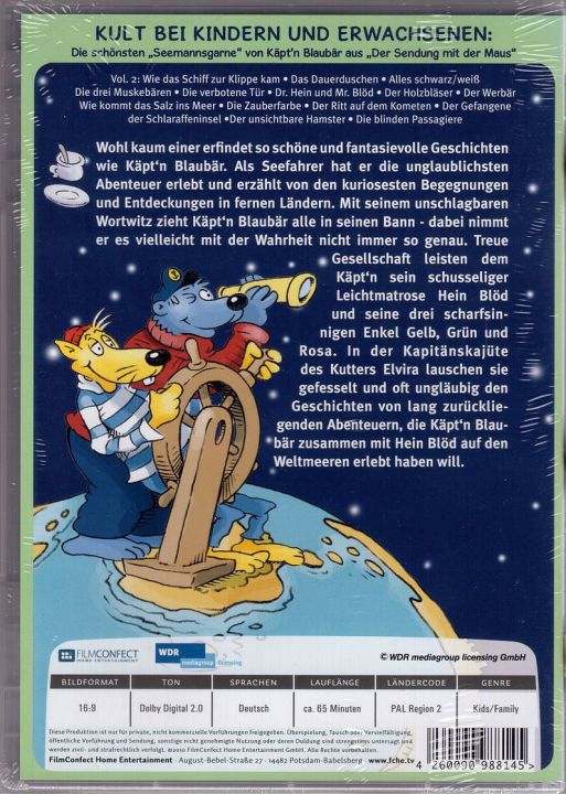 Käpt'n Blaubär Seemannsgarn - Das Beste vom Kutter Vol. 2 [DVD Film]
