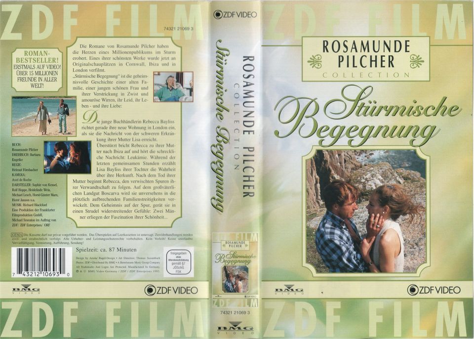 Rosamunde Pilcher Stürmische Begegnung VHS Cover