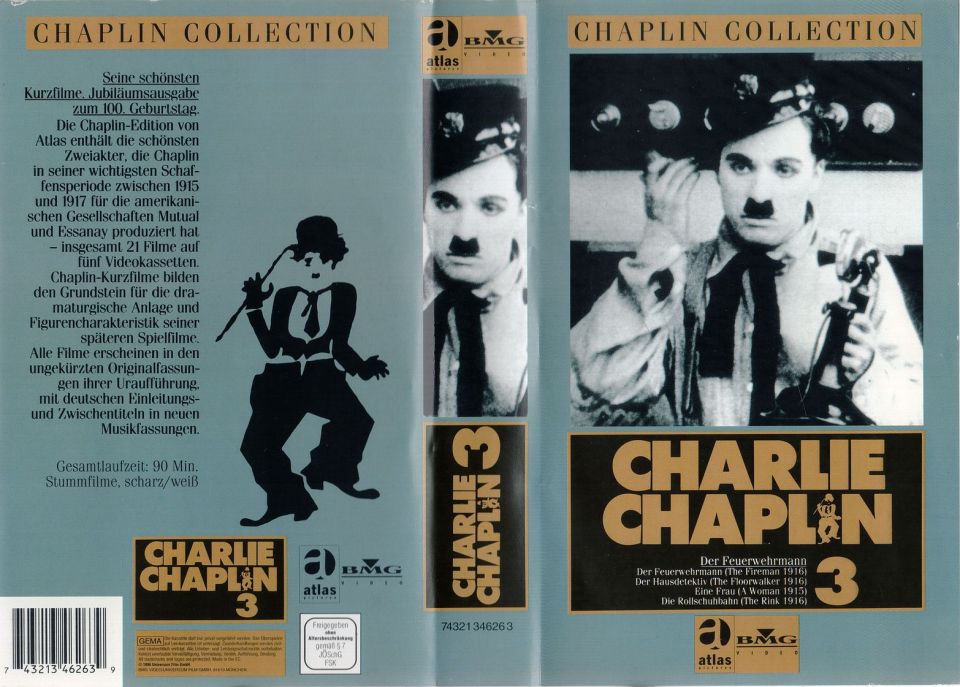 Charlie Chaplin 3 VHS Cover