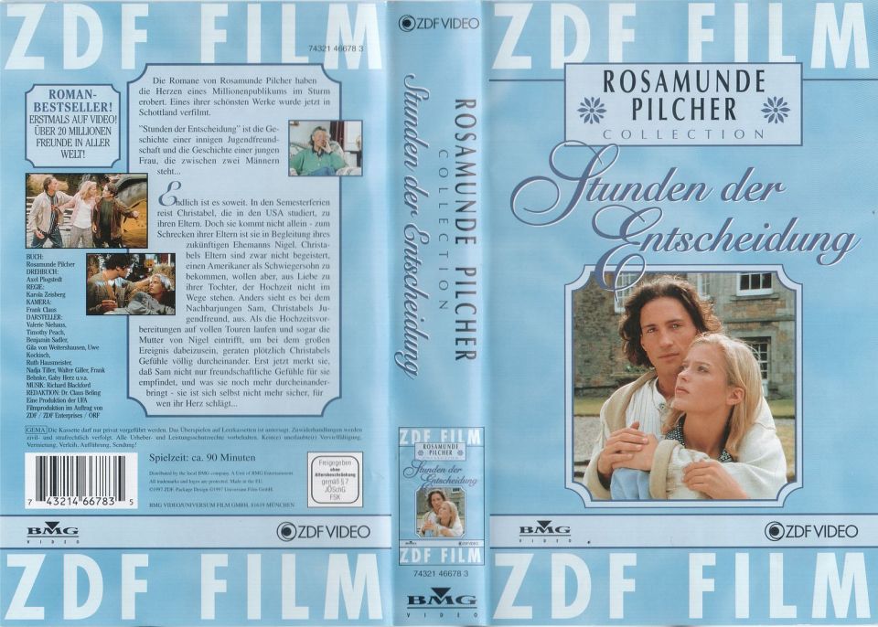 Rosamunde Pilcher Stunden der Entscheidung VHS Cover