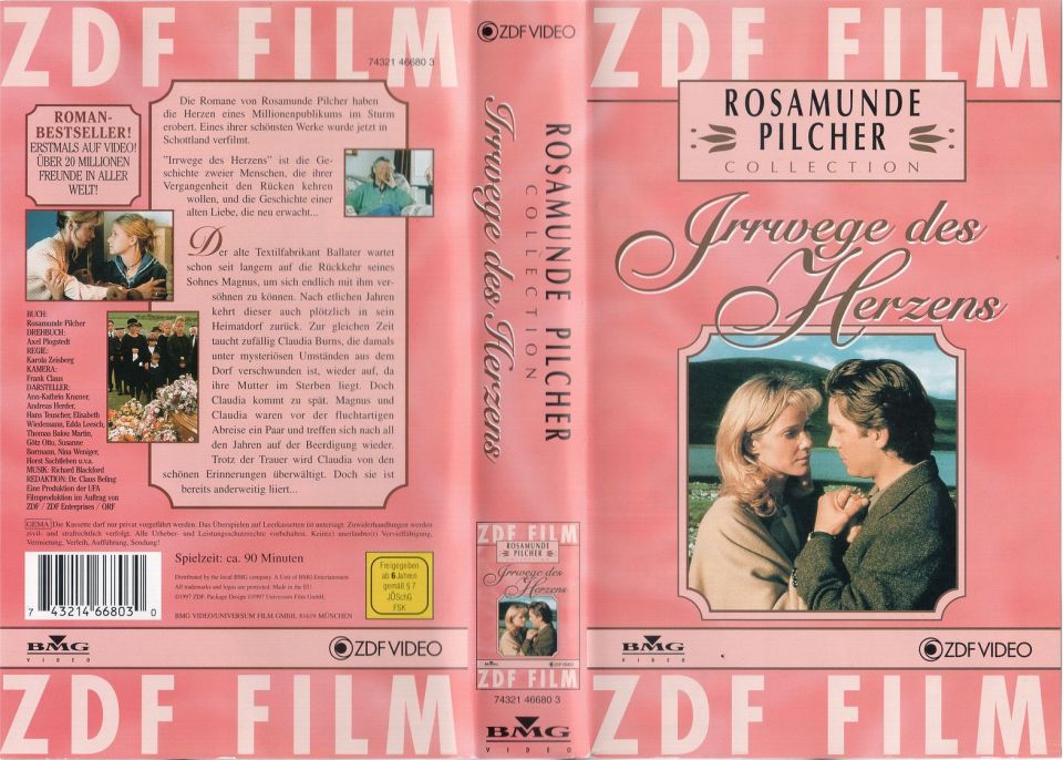 Rosamunde Pilcher Irrwege des Herzens VHS Cover
