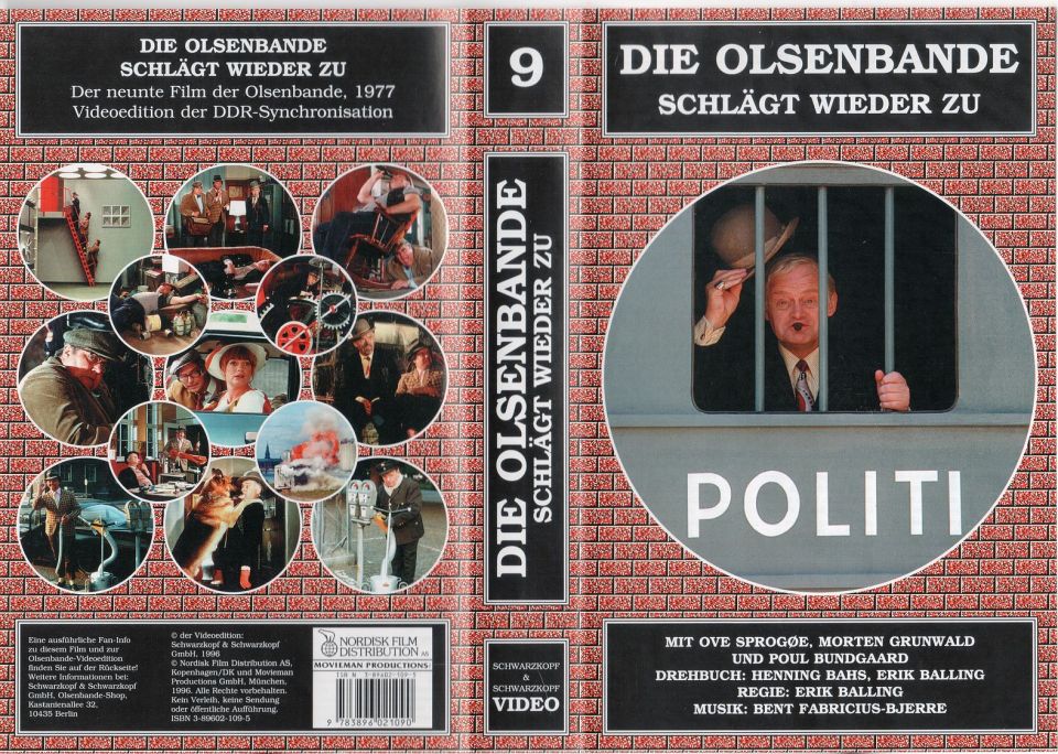 Die Olsenbande schlägt wieder zu VHS Cover