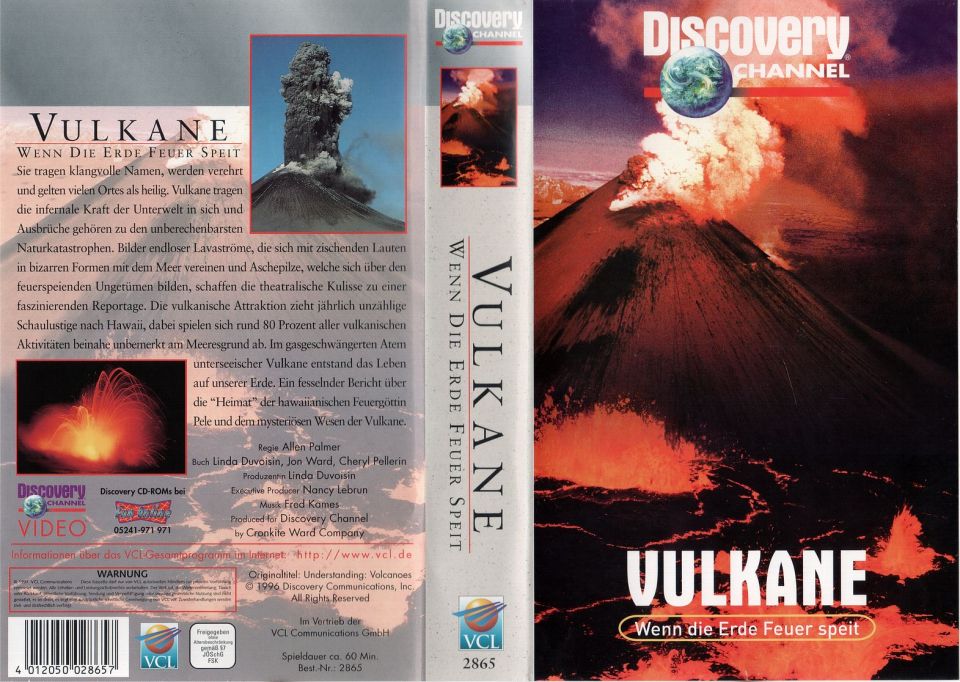 Discovery Channel Vulkane VHS Cover