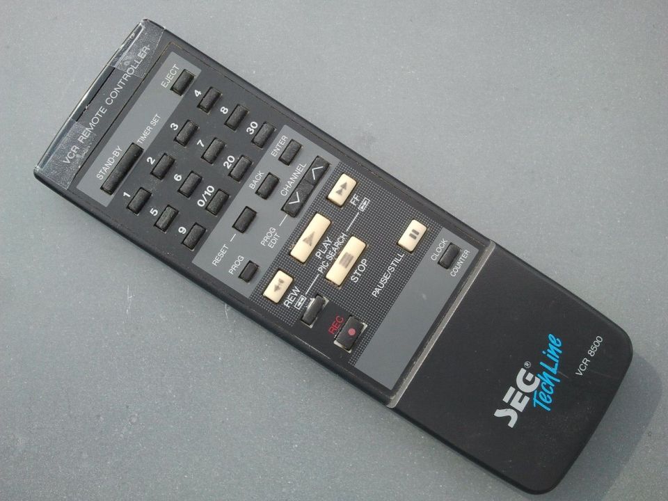 Fernbedienung SEG Tech Line VCR 8500