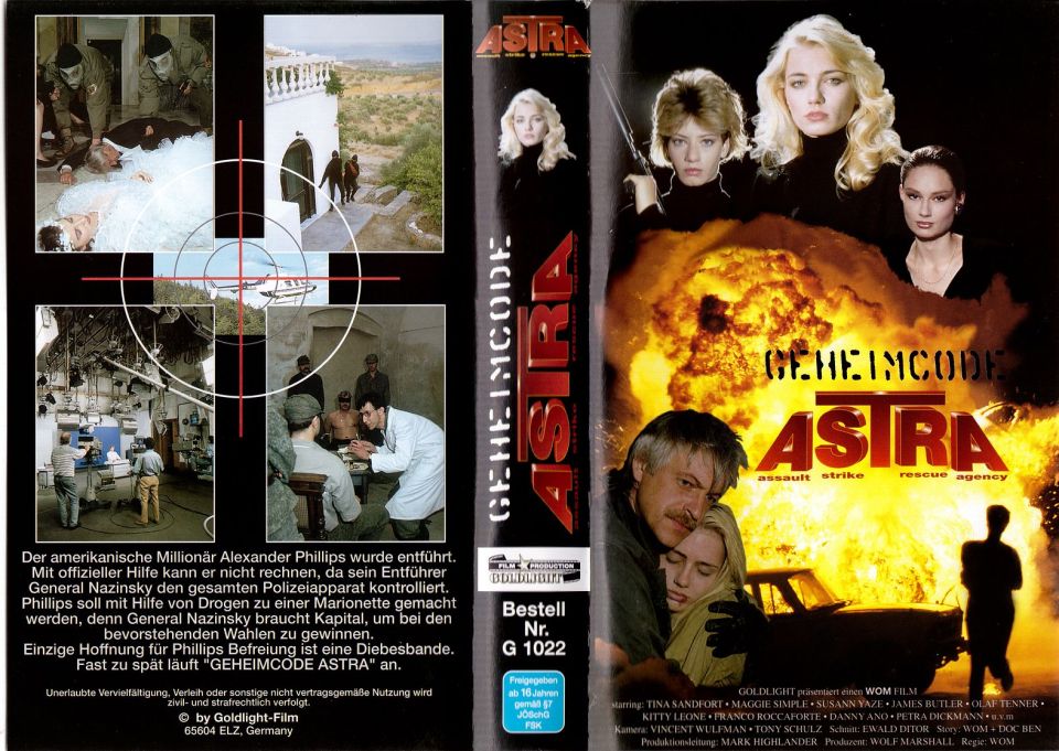Geheimcode ASTRA VHS Cover