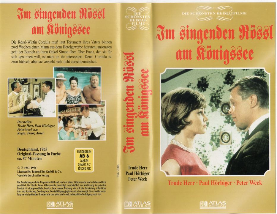 Im singenden Rössl am Königssee VHS Cover