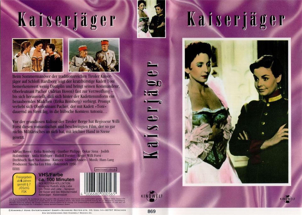 Kaiserjäger VHS Cover