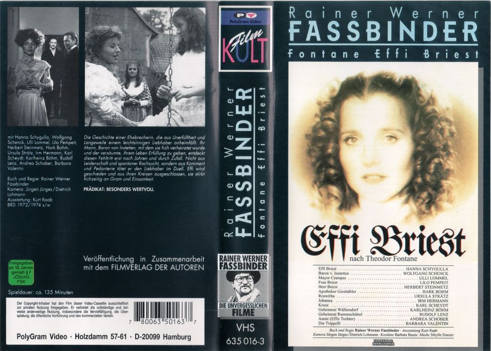Effi Briest VHS Cover