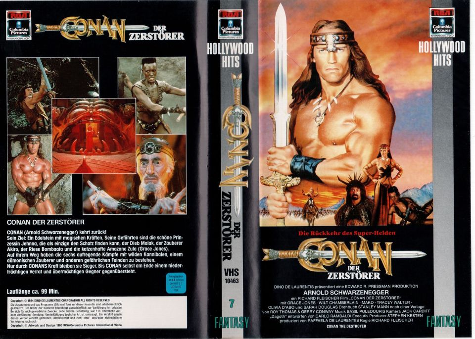 Conan der Zerstörer VHS Cover